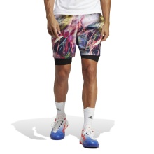 adidas Tennishose Melbourne Ergo Tennis Graphic Shorts 2023 bunt Herren